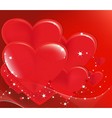 love hearts vector image