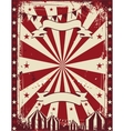 vintage circus poster background advertising vector image