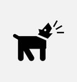 dog barking icon vector image