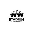 stadium venue arena logo icon vector image