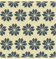 botany seamless pattern with blooming flowers vector image vector image