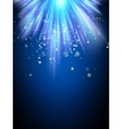 blue holiday burst eps 10 vector image