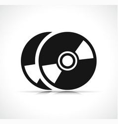Compact disc icon symbol Royalty Free Vector Image