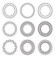 frame set linear style vector image
