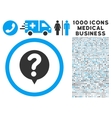 status icon with 1000 medical business pictograms vector image vector image