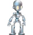 cute robot vector image vector image