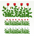 roses frame vector image vector image