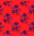 bright seamless pattern with tropical sea urchins vector image vector image