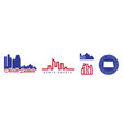 north dakota real estate agency us realty emblem vector image vector image