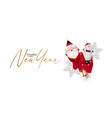merry christmas and happy new 2022 year vector image vector image