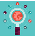 seo analytics vector image vector image