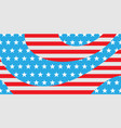 usa independence day abstract background vector image