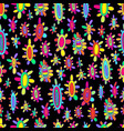 psychedelic fantasy abstract colorful flowers vector image vector image