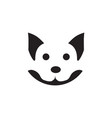 dog icon logo design template vector image vector image