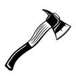 firefighter axe sign vector image