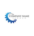 gear logo template icon design vector image
