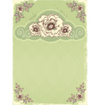 flowers background vector image vector image