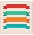 set of ribbons vector image