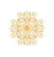 watermark on certificate seal design golden colors vector image