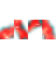 set of cover templates vector image vector image