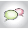 speech bubbles vector image vector image