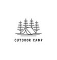 hipster pine cedar spruce conifer hemlock cypress vector image vector image