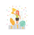 success business concept vector image