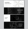 layout headers banner templates vector image vector image