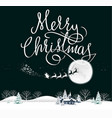 santa merry christmas vector image vector image