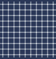 seamless dark blue graph check pattern vector image