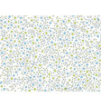 blue and green stars seamless pattern vector image vector image