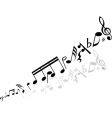 notes lines vector image