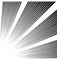 pop art burst stripes line background powerful vector image