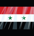 state flag of syria vector image