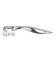 kopis sword vector image vector image