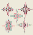 tribal ethnic ornament aztec decor vector image vector image