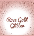 rose gold glitter background pink golden vector image