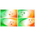 abstract soccer backgrounds vector image