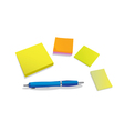 pen and pad vector image vector image