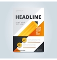 brochure design template vector image vector image