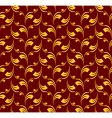seamless pattern in baroque style vector image