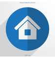home web flat icon vector image