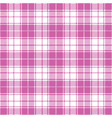 pink tartan plaid seamless pattern vector image