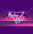 futuristic horizontal banner virtual reality vector image
