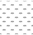 crossed chequered flags pattern simple style vector image