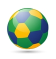 soccer football ball vector image vector image