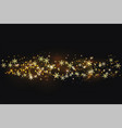 luxury christmas social media golden and black vector image vector image