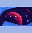 background on theme outer space vector image vector image