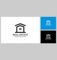 home logo design template vector image vector image