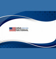 usa background for independence vector image vector image
